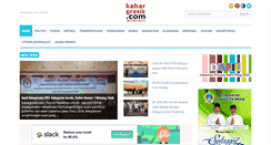 Desktop Screenshot of kabargresik.com